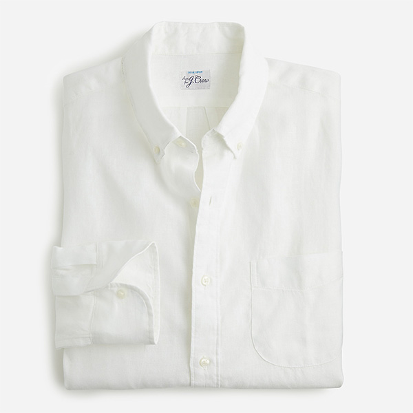 J.Crew white linen shirt