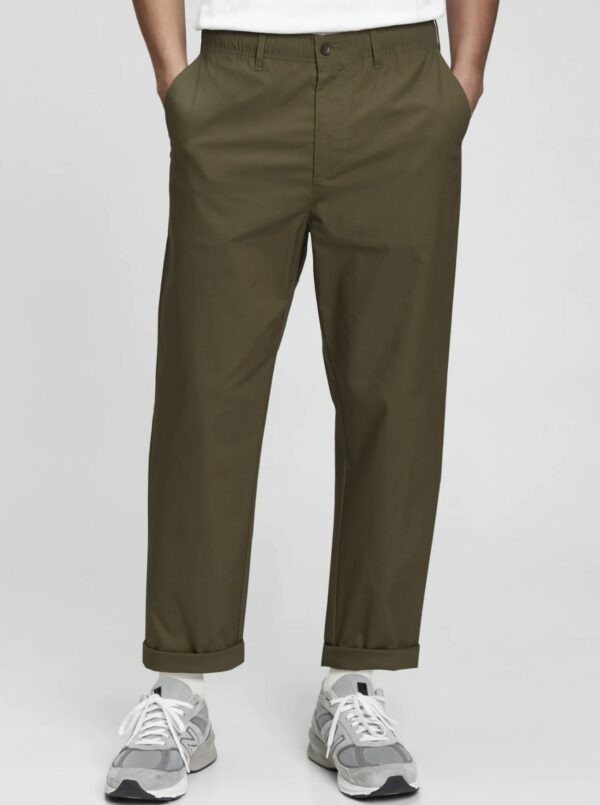 image of green taper pants