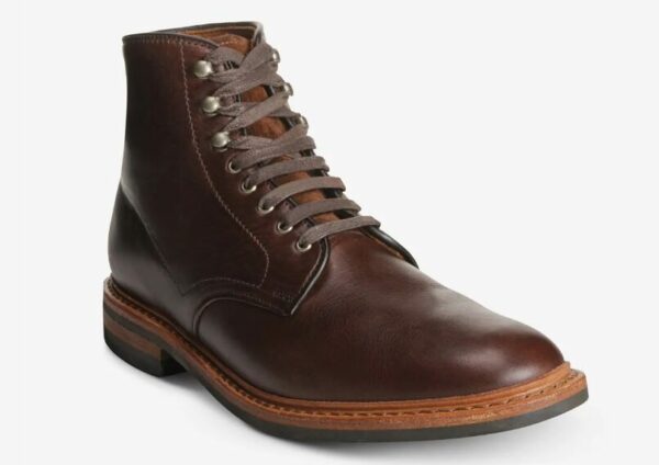 image of a dark brown high top boot
