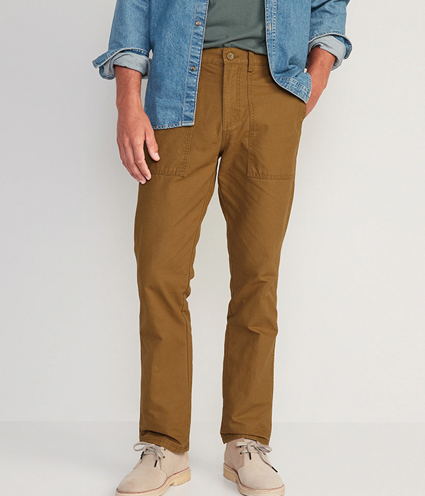 image of brown canvas pants