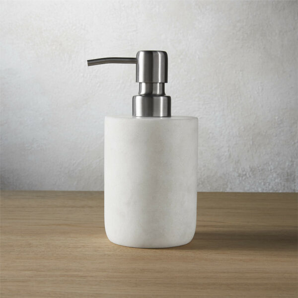 image of a marble soap dispenser
