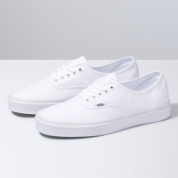 white vans authentic sneakers