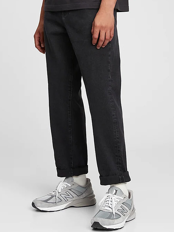 image of a person wearing relaxed jeans