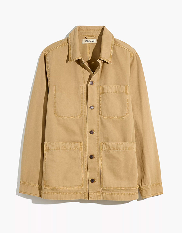 image of a tan chore jacket