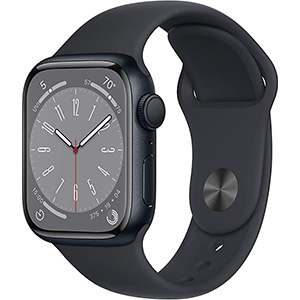 a black apple watch