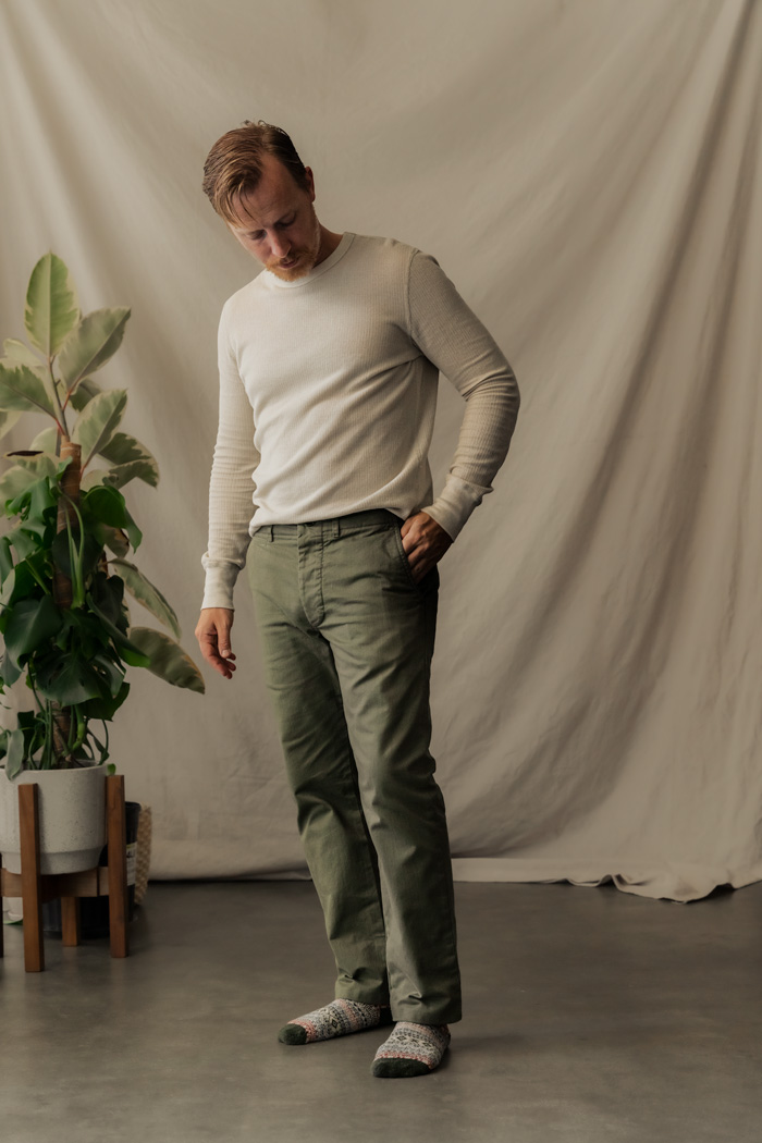Buck Mason officer trousers in Ford fit