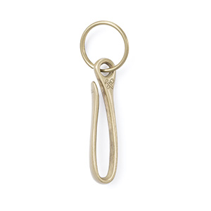 brass fish hook style key holder 