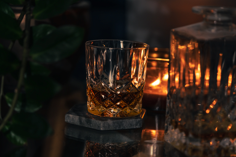 irish whiskey in glass