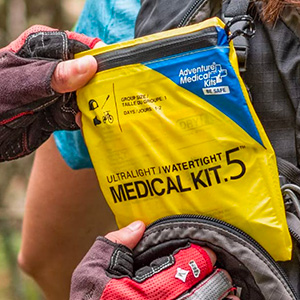 ultralight medical kit for hiking or biking