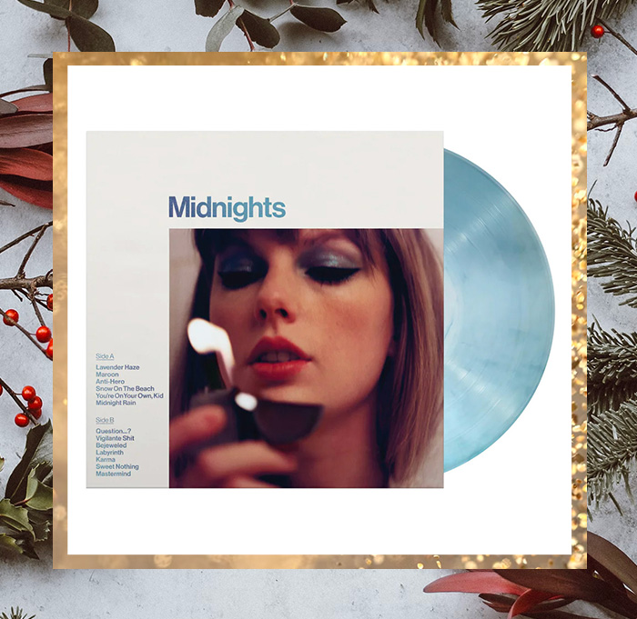 Midnights Moonstone Blue vinyl record