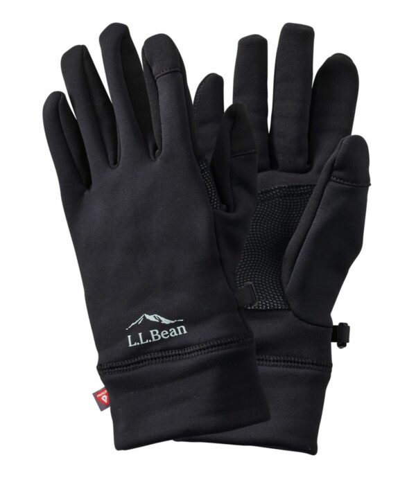 a pair of black sport gloves