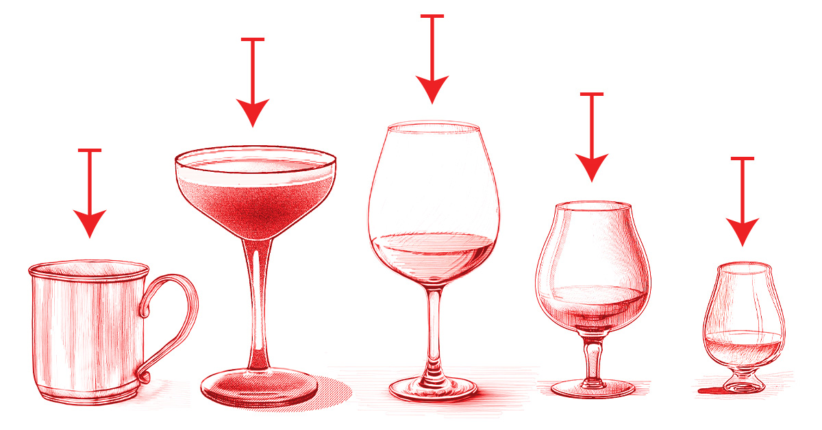 The Real Reasons Beer, Wine, and Cocktails are Served in So Many Different Types of Glasses: A Visual Explanation