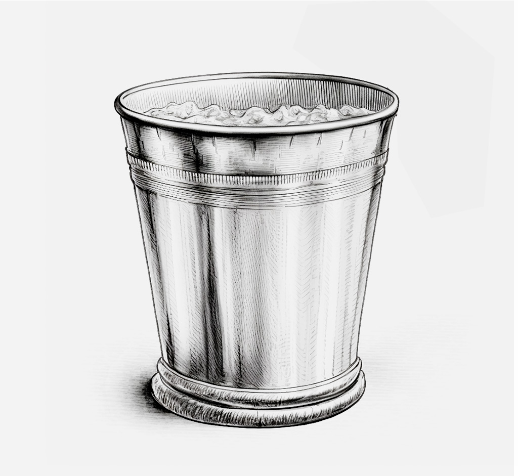 julep cup illustration