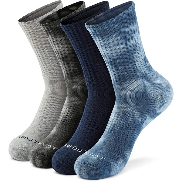 of athletic style tie dye socks
