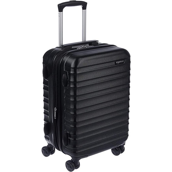 amazon basics hardside luggage with spinner wheels