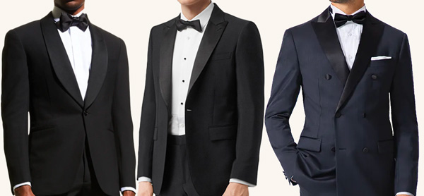 types of tuxedo jackets