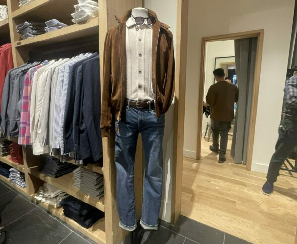 a retail clothing display