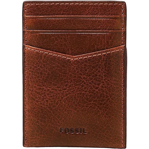 leather magnetic card case pocket wallet