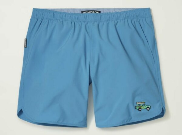 swim trunk with surf car patch 