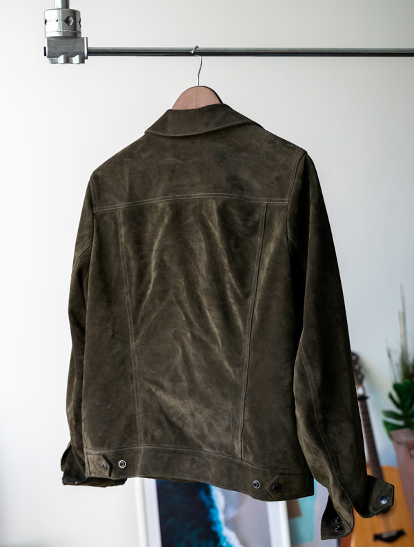 todd snyder dylan jacket review - back of jacket
