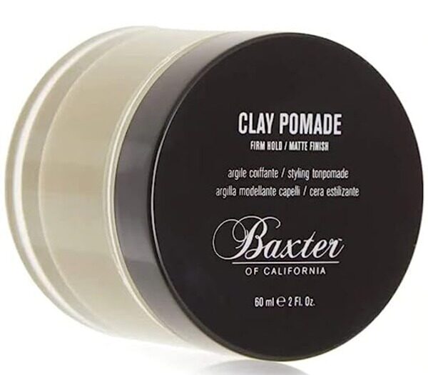 a jar of clay pomade hair product