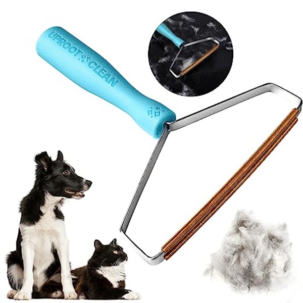 a handheld pet hair remover