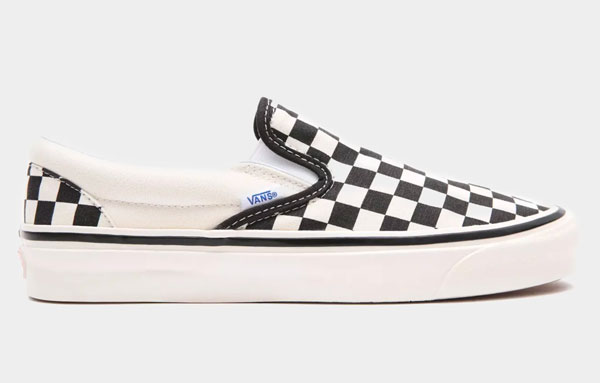 vans checkerboard low top sneaker