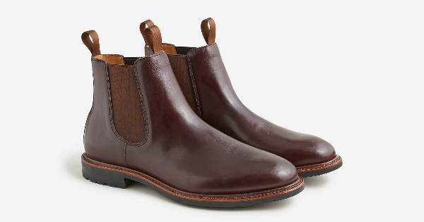 leather chelsea style boot