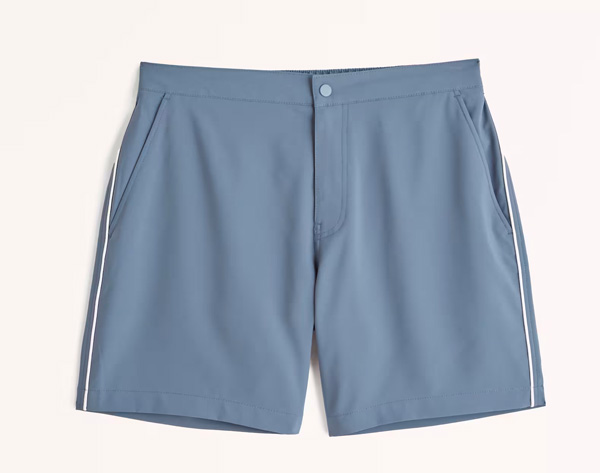 abercrombie blue shorts