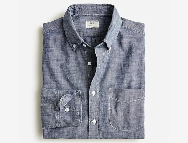 long sleeve chambray shirt from J.Crew fall sale