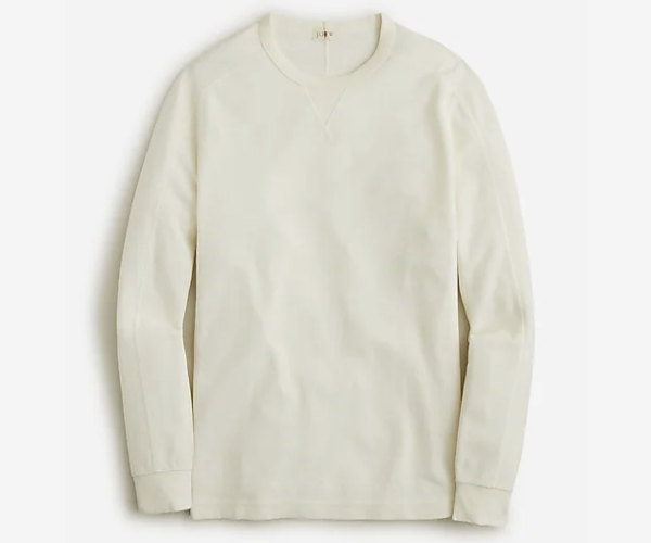 a thermal crewneck sweater from J.Crew fall sale