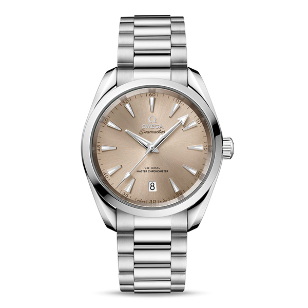silver omega seamaster with gold face