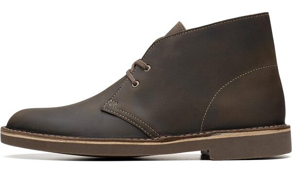 leather chukka style lace up boot 