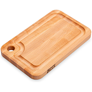 a maple wood cutting board