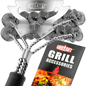 bristle free grill brush for grill cleaning