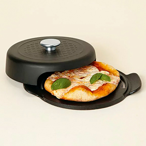 a compact personal pizza maker