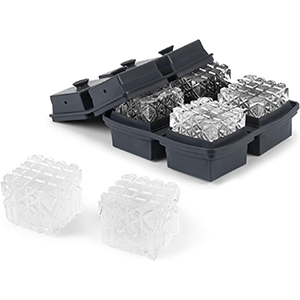 ice cube tray for large etched ice cubes