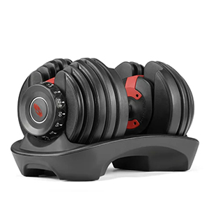 a bowflex adjustable dumbell