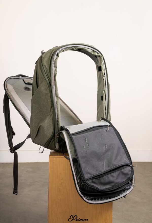 a travel style backpack