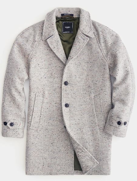 a wool carcoat