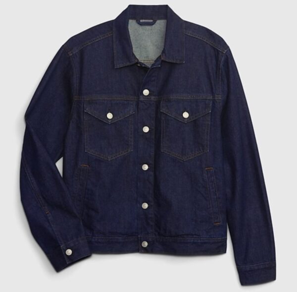 a relaxed fit denim jacket