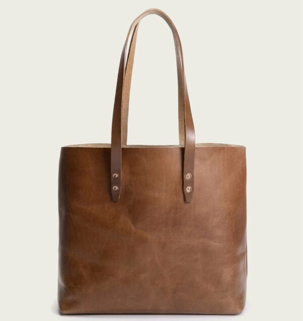 a leather tote style bag