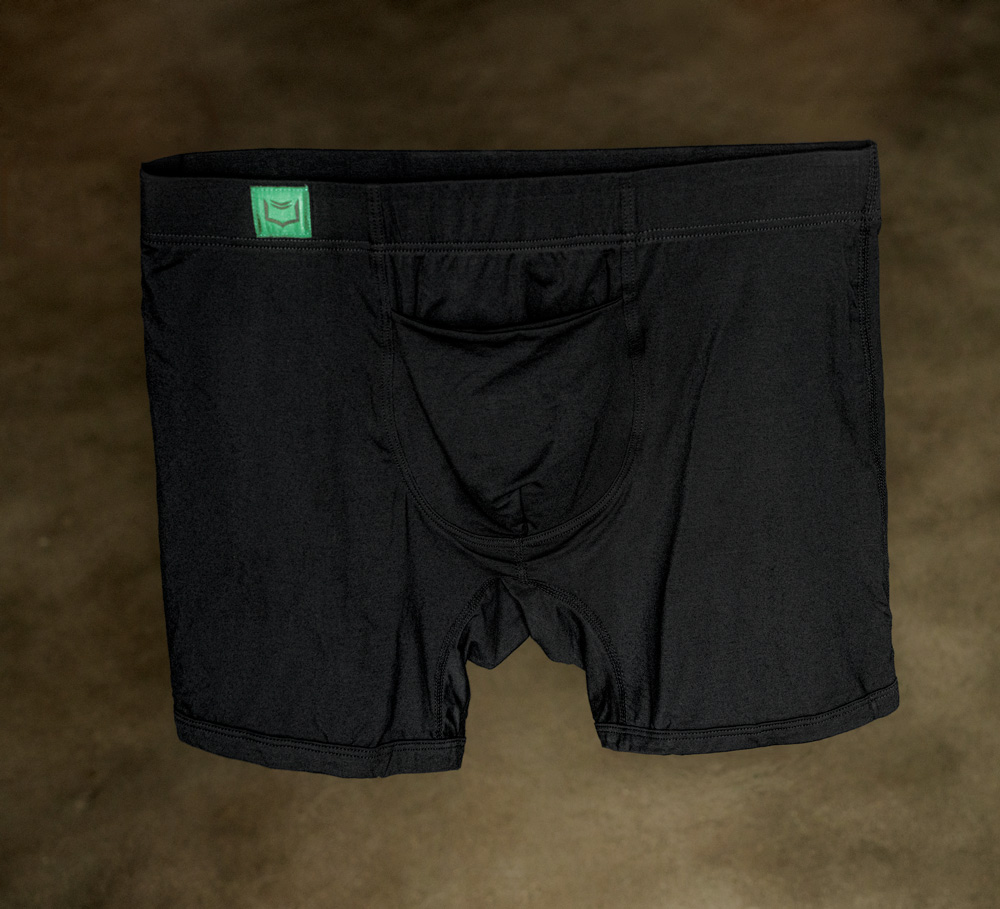 black sheath pocket underwear