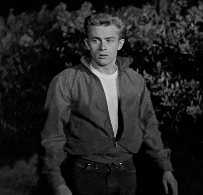 james dean in a harrington jacket in rebel without a cause