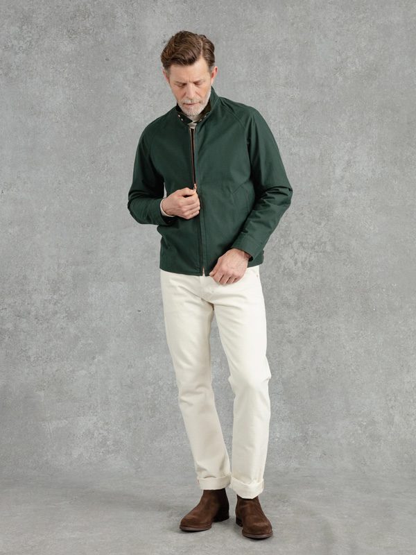 green harrington jacket from Private White