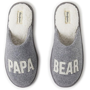 Dearfoams Men's Papa Bear Slipper 
