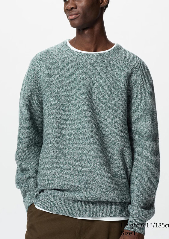 teal sweater