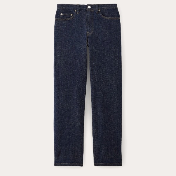 a loose straight fit denim jean pant