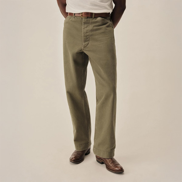 buck mason herringbone twill pants