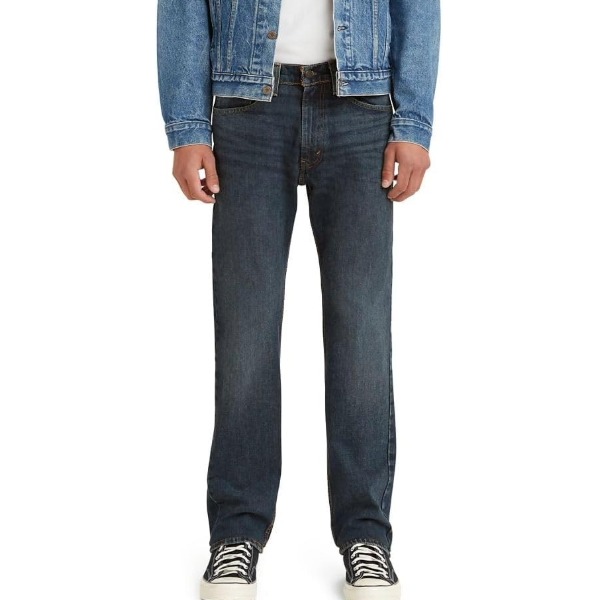 man wearing Levi's 505 regular fit jeans